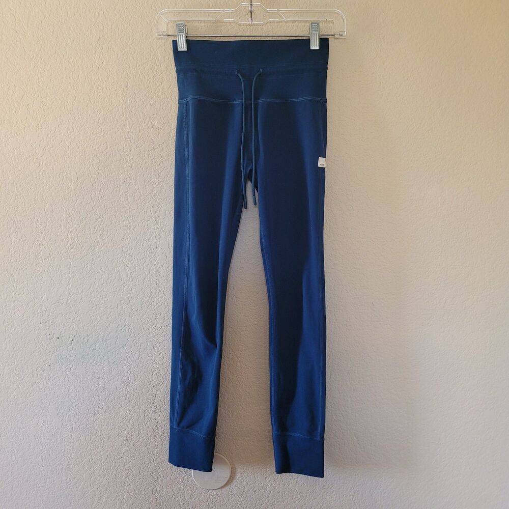 Vuori Womens Daily Legging Jogger Size Xsmall Xs Dark Blue High Rise Drawstring